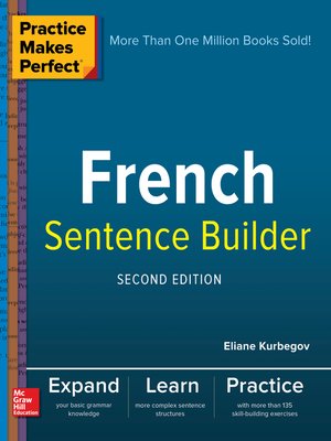 cover image of Practice Makes Perfect French Sentence Builder